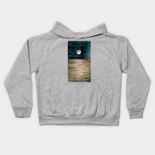 Moonlit Sea Kids Hoodie